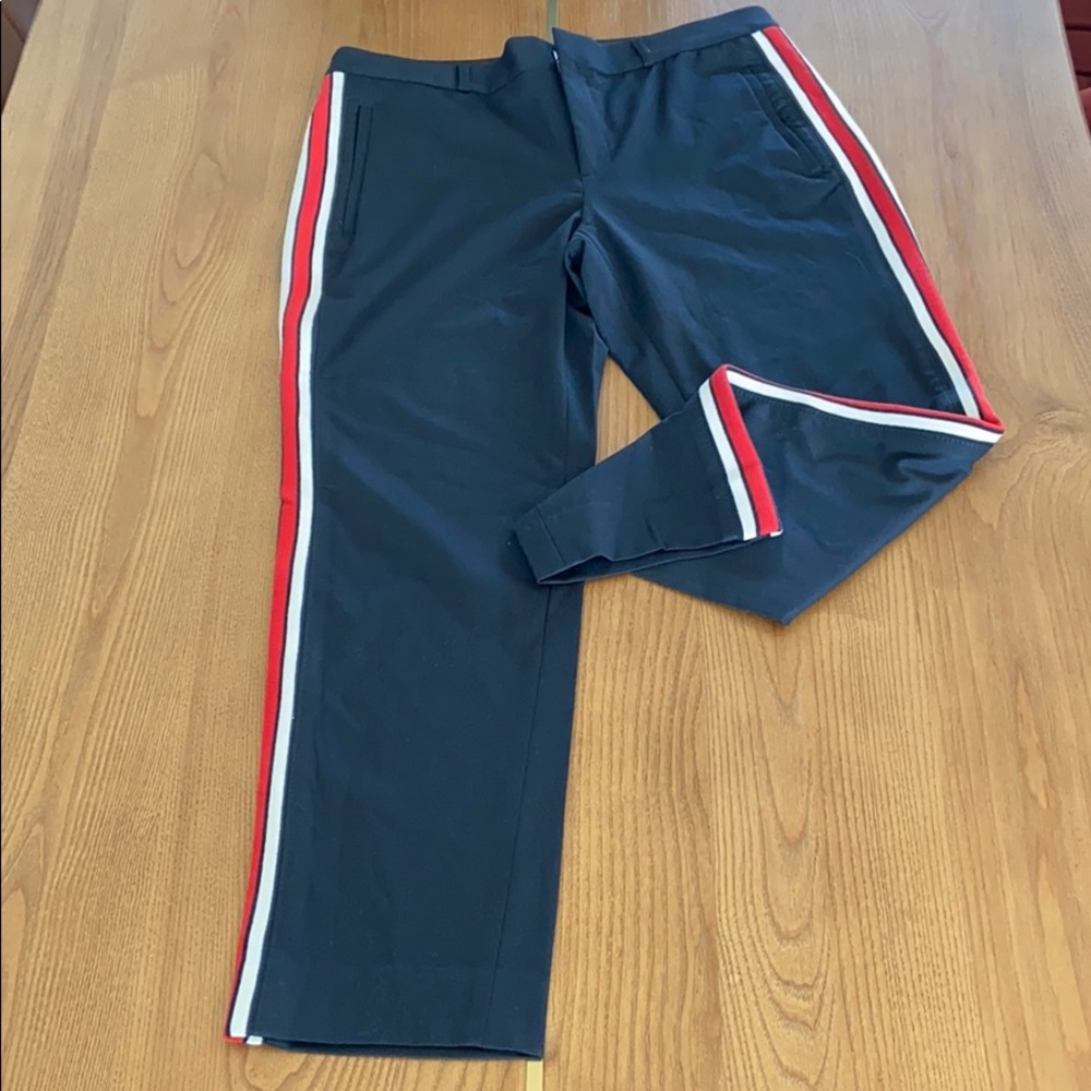 Banana Republic AVERY Pants w/ red/blue stripe
